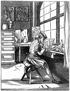 Iluminátor, 16. století 1849. od Jost Amman