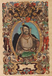 Portrét vévody Kryštofa z Württemberska 1515-1568 Z Biblia germanica, 1564. od Jost Amman