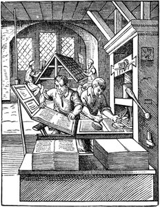 The Printers Workshop, 1568.