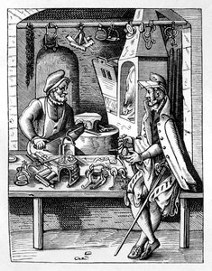 Výrobce ostruh, c1559-1591 od Jost Amman