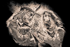 Ježíš a Maria, z cyklu Křížová cesta 2015 (fotografie) od Joy Lions
