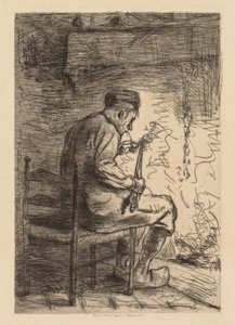 Kuřák od Jozef Israëls