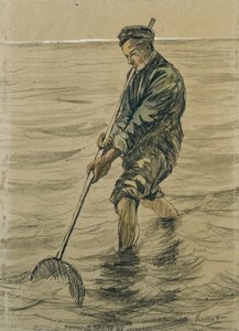 Rybář lastur, 1863-90 od Jozef Israëls
