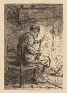 Kuřák od Jozef Israëls