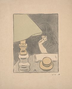 Čtečka s lampičkou od József Rippl Rónai