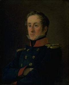 Námořní malíř Emil Wilhelm Normann ve své uniformě námořního důstojníka od Jørgen Roed