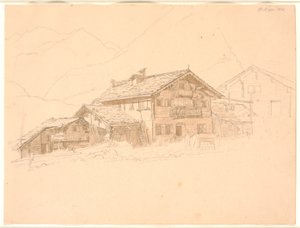 Statek v Tyrolsku. Svatý. Marie od Jørgen V. Sonne