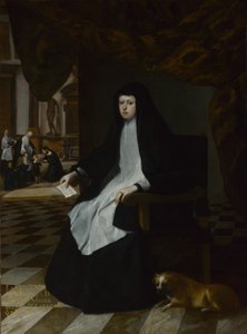 Španělská královna Mariana ve smutku, 1666