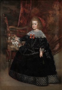 Maria Teresa, Infanta Španělska, kolem 1645 (olej na plátně) od Juan Bautista Martinez Del Mazo