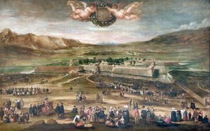Philip IV:n tulo Pamplonaan vuoden 1646 jälkeen (öljy kankaalle)