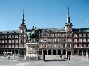 Pohled na Plaza Mayor, c.1619 (foto) od Juan Gomez de Mora