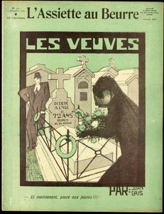 Obálka "" L’Plate au beurre"", číslo 450, satirické barvy od Juan Gris