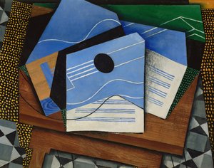 Kytara na stole od Juan Gris