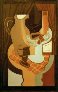 Džbán a miska na ovoce od Juan Gris