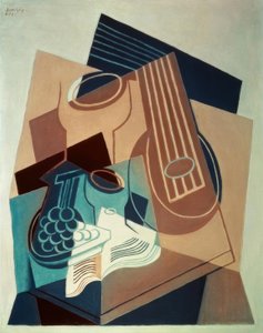 Mandolína a hrozny od Juan Gris