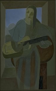 Hráč na kytaru od Juan Gris