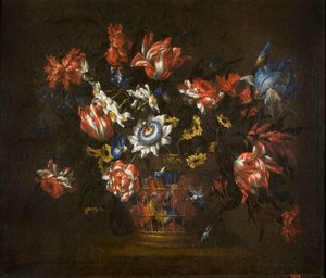 Váza s květinami od Juan de Arellano