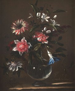 Váza s květinami od Juan de Arellano
