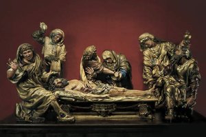 The Entombment of Christ (polychromované dřevo) (viz také 187574)