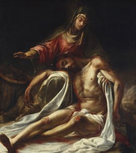 Pieta, ca. 1657-60. od Juan de Valdes Leal