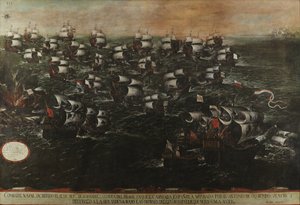 Námořní bitva u Pernambuca neboli u Abrojos (pohled III). Kolem roku 1632 Tabulka3-v2-2 od Juan de la Corte