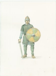 Saský fyrdman, c1066 2015. od Judith Dobie