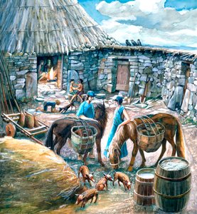 Chysauster Ancient Village, c1.-2. století, c1990-2010 od Judith Dobie