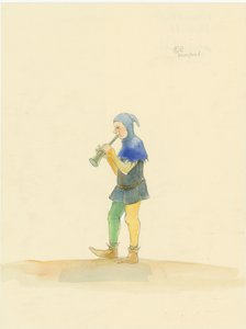 Středověký pěvec, 2004. od Judith Dobie