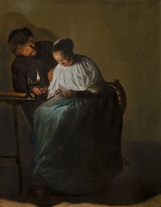 Muž nabízející peníze mladé ženě, 1631