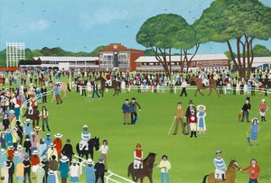 Ascot, 2009 (kvaš na papíře) od Judy Joel