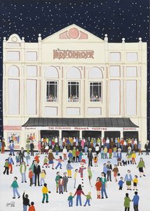 The Hippodrome, Birmingham, 2009 (kvaš na papíře) od Judy Joel