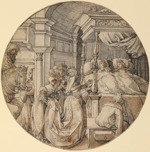 Svatební scéna od Jörg Breu the Elder
