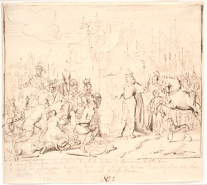 Christian I. nařizuje švédskému králi Erikovi v roce 1449 pochodovat do Pomořanska od Jürgen Ovens