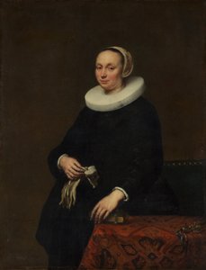 Portrét ženy, 1650. od Jürgen Ovens