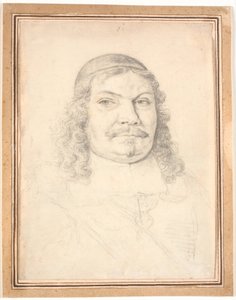Portrét holštýnsko-gottorpského kancléře Johana Adolpha Kielmana von Kielmanseck (1612-1676). Obličej poprsí vpravo od Jürgen Ovens