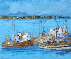 Rybářské lodě Blue Harbor