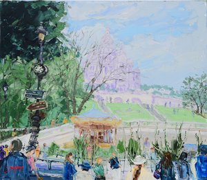 Sacre Coeur, Montmartre, kolotoč od Jukyong Park