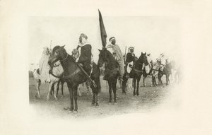 Jeden z pohledů Julese Gervais-Courtellemonta na Alžírsko (čb fotografie) od Jules (after) Gervais-Courtellemont
