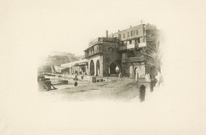 Jeden z pohledů Julese Gervais-Courtellemonta na Alžírsko (čb fotografie) od Jules (after) Gervais-Courtellemont