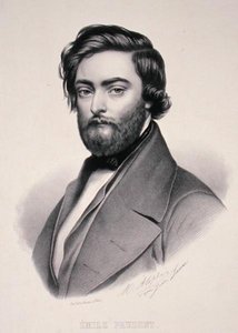 Portrét Emile Prudenta (1817-63) vyrytý Marie Alophe (1812-83) (litho) od Jules (after) Laure