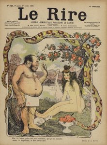 Adam a Eva, ilustrace pro Le Rire