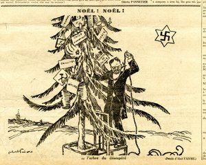 Candide, Satirický v černobílém provedení od Jules Abel Faivre