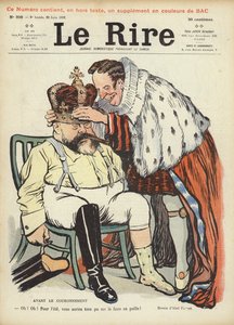 Korunovace krále Edwarda VII., ilustrace pro Le Rire