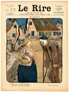 Obálka „“The Red Laughter“, Satirical in Colors od Jules Abel Faivre