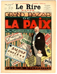 Obálka „“The Red Laughter“, Satirical in Colors od Jules Abel Faivre