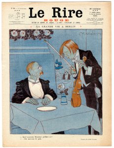 Obálka „“The Red Laughter“, Satirical in Colors od Jules Abel Faivre