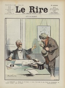Ilustrace pro Le Rire od Jules Abel Faivre