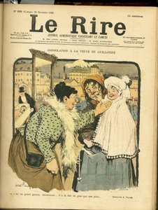 Ilustrace Abel Faivre (1867-1945) pro obálku Le Rire od Jules Abel Faivre