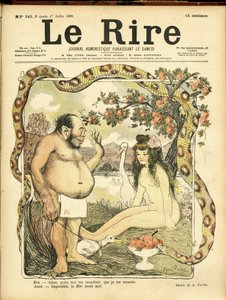Ilustrace Abela Faivra (1867-1945) pro obálku Le Rire, č. 243 od Jules Abel Faivre