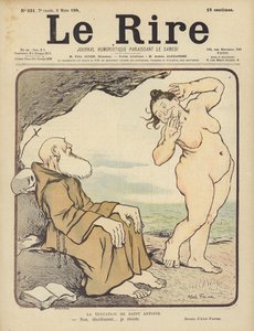Pokušení svatého Antonína, ilustrace pro Le Rire